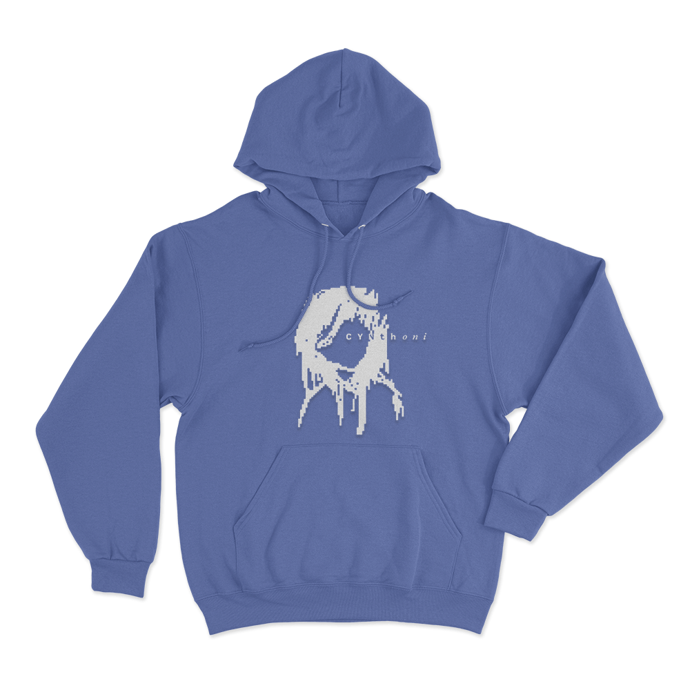 Cynthoni Death Of Endless Pixel Unisex Hoodie Blue Cynthoni Death Of Endless Pixel Unisex Hoodie Blue