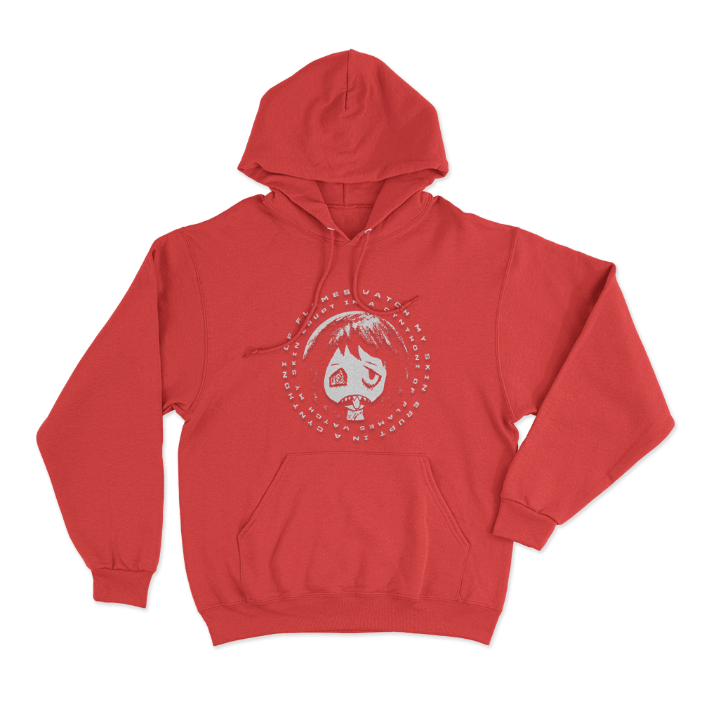 Cynthoni Swan Dive Into Eternity Unisex Hoodie Red Cynthoni Swan Dive Into Eternity Unisex Hoodie Red
