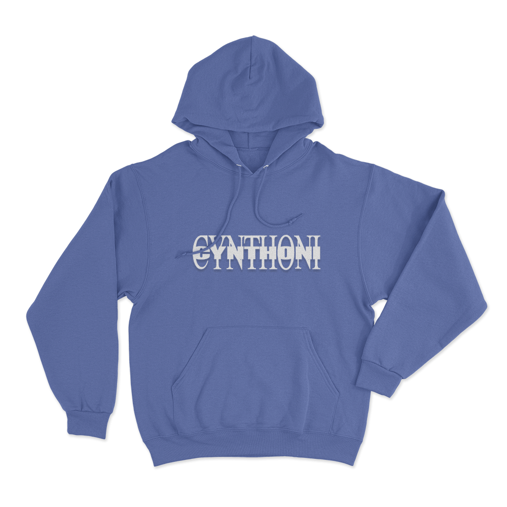 Cynthoni Unisex Hoodie Blue Cynthoni Unisex Hoodie Blue