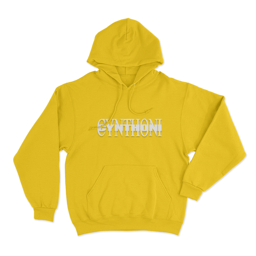 Cynthoni Unisex Hoodie Yellow Cynthoni Unisex Hoodie Yellow