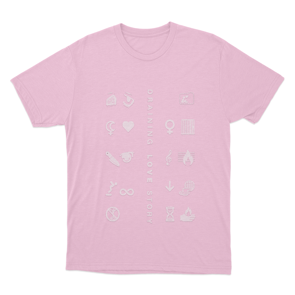 Draining Love Story Unisex T Shirt Pink Draining Love Story Unisex T Shirt Pink