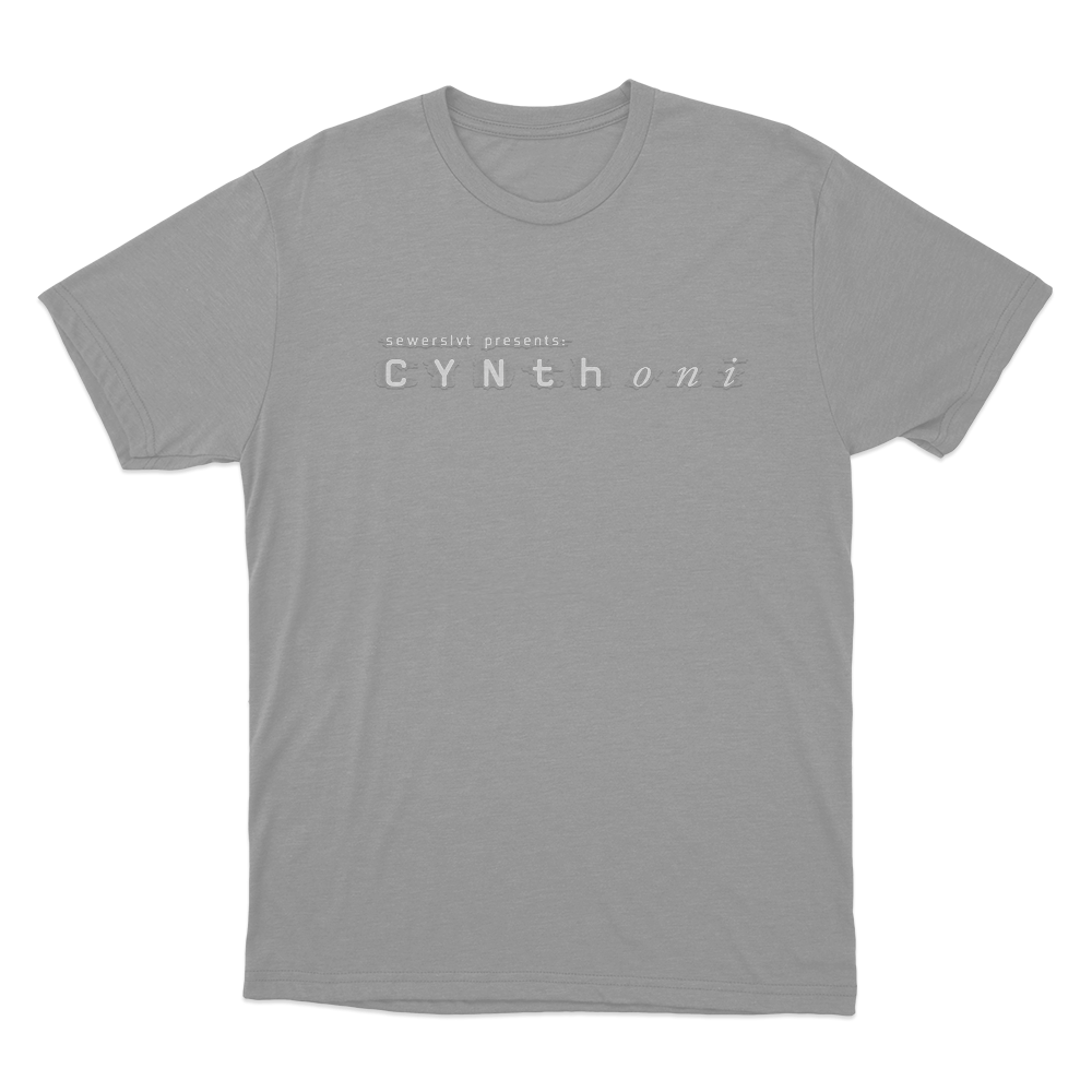 Sewerslvt Presents Unisex T Shirt Grey Sewerslvt Presents Unisex T Shirt Grey